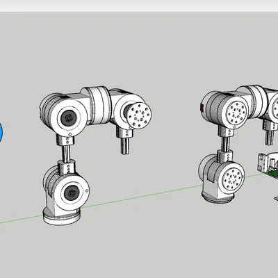Hercules – Cánh tay robot (Robotic Arm) mô-men xoắn cao in 3D