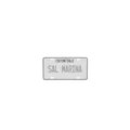 Mô hình bảng số xe trang trí (License Plate) tùy chỉnh phong cách - Thumbnail 1
