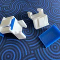 Doppelrollo / clip thay thế cho rèm cuốn đôi (double roller blind) - bản bracket - Thumbnail 3