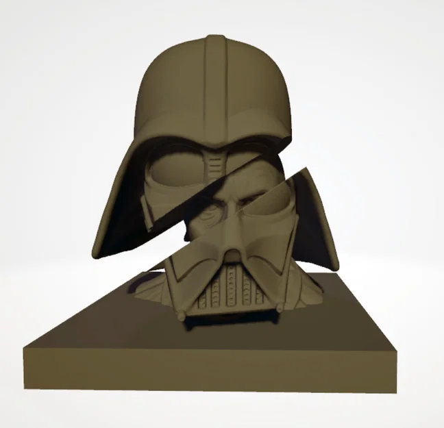 Mô hình tượng Darth Vader Sliced độc đáo cho fan Star Wars - Image 1