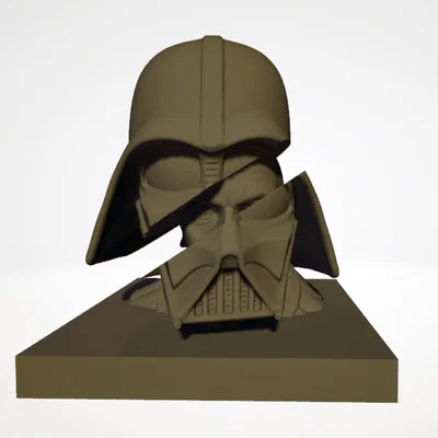 Mô hình tượng Darth Vader Sliced độc đáo cho fan Star Wars