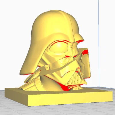 Mô hình tượng Darth Vader Sliced độc đáo cho fan Star Wars