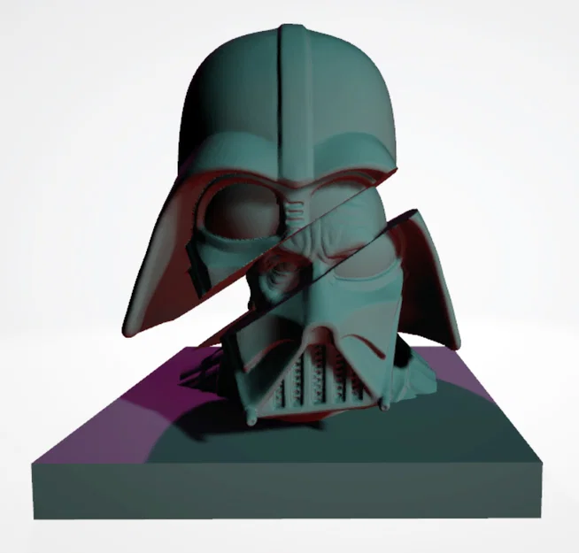 Mô hình tượng Darth Vader Sliced độc đáo cho fan Star Wars - Image 3