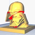 Mô hình tượng Darth Vader Sliced độc đáo cho fan Star Wars - Thumbnail 4