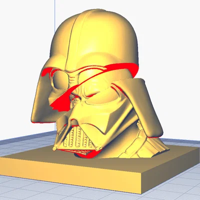 Mô hình tượng Darth Vader Sliced độc đáo cho fan Star Wars