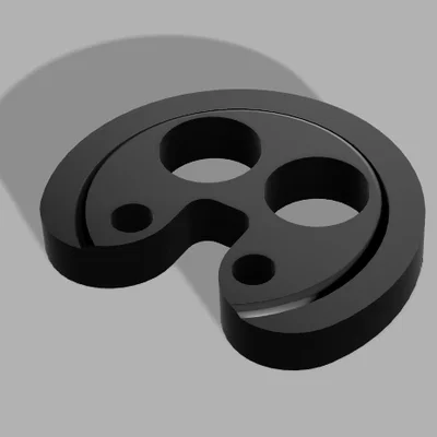 Tấm đệm lắp đặt vòi nước phòng tắm - Phụ kiện in 3D hữu ích