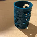 Ống cắm bút lục giác in 3D - Phụ kiện trang trí bàn làm việc đẹp - Thumbnail 2