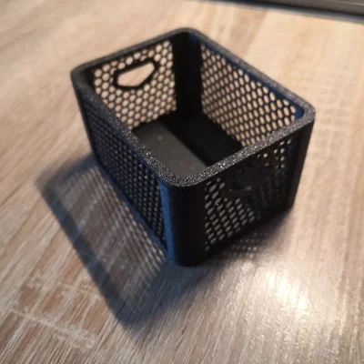 Mô hình thùng nhựa mini (Crate) để bàn độc đáo