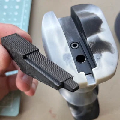 Nắp đậy báng cầm súng hơi Korsar (Plug for grip) - Thiết kế STL