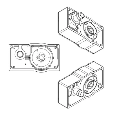 Bộ khung gắn quạt turbine WS7040 cho máy in 3D Voron