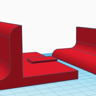 Giá đỡ laptop có thể điều chỉnh kích thước in 3D gọn gàng
