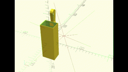 Hộp đựng đồ đa năng dạng thanh có kẹp cài tiện lợi in 3D - Image 1