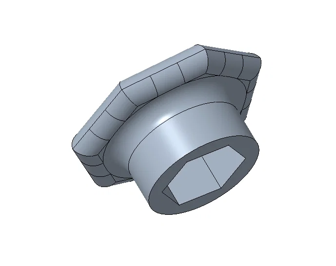 Núm vặn tay cầm cho đai ốc M8 (Drehknauf für Mutter M8) thiết kế 3D - Image 1