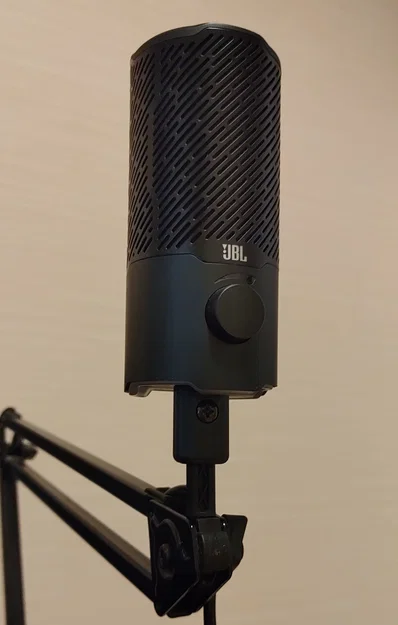 Adapter mic boom: JBL Quantum Stream gắn lên cần đèn bàn - Image 1
