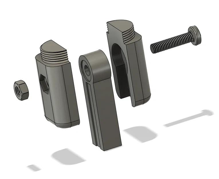 Adapter mic boom: JBL Quantum Stream gắn lên cần đèn bàn - Image 2