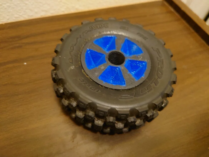 Mâm xe RC 2.2 inch/3 inch chuẩn 12mm Hex in 3D - Image 1