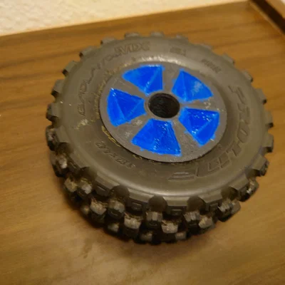 Mâm xe RC 2.2 inch/3 inch chuẩn 12mm Hex in 3D