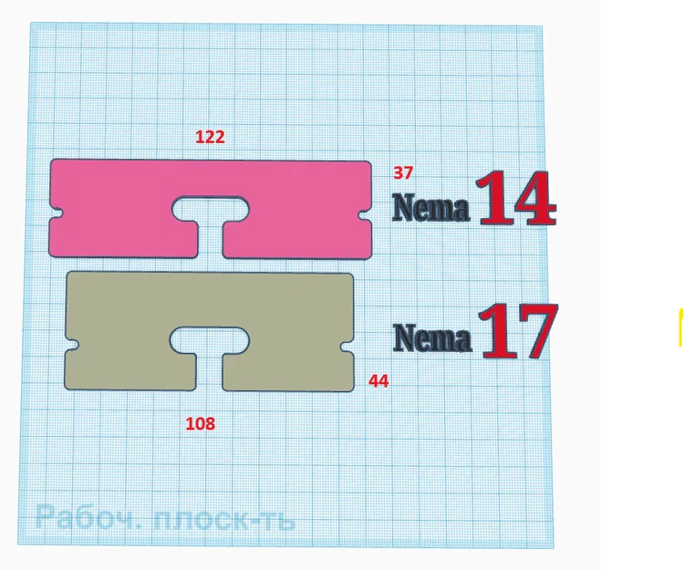 Bảng gắn động cơ Nema17 cho máy in 3D Voron 0.2 - Image 2