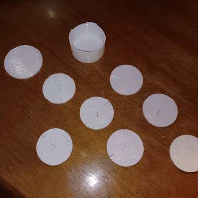 Hũ vặn khóa (twist-lock) cho disk puzzle
