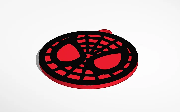 Móc khóa Spiderman hai màu cực chất cho fan Marvel - Image 1
