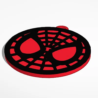 Móc khóa Spiderman hai màu cực chất cho fan Marvel
