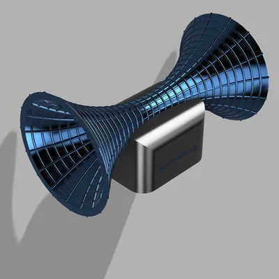 Mô hình 3D Wormhole - Trực quan hóa đường hầm không gian độc đáo