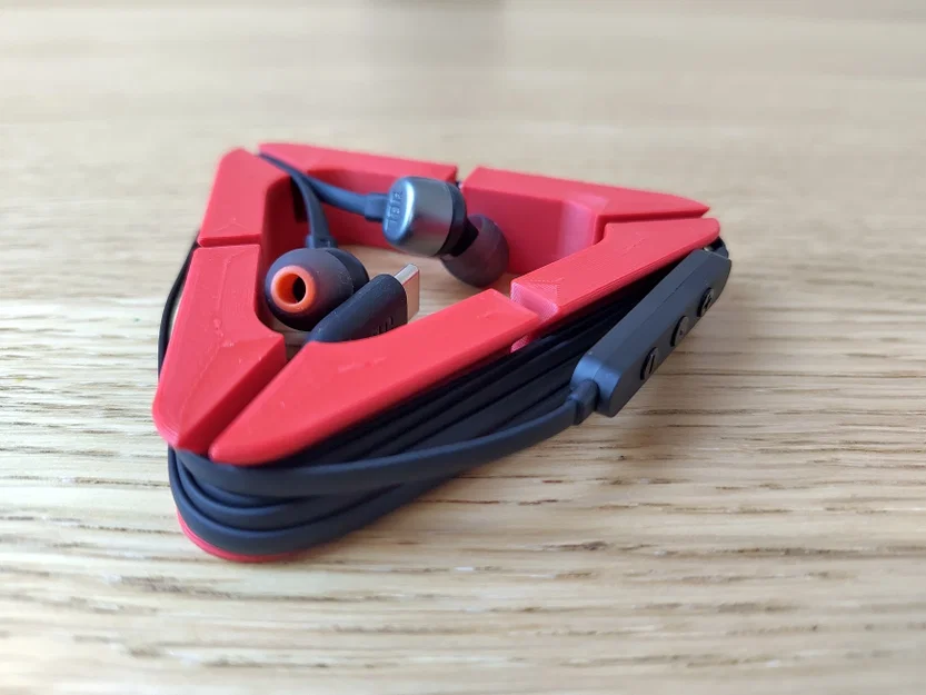 Kệ treo tai nghe dễ in hơn (Easier to print Ear Phone Organizer) - Image 2