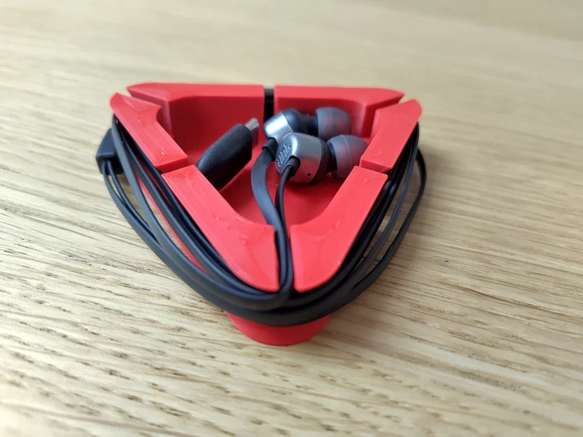 Kệ treo tai nghe dễ in hơn (Easier to print Ear Phone Organizer) - Image 3