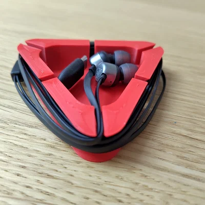 Kệ treo tai nghe dễ in hơn (Easier to print Ear Phone Organizer)