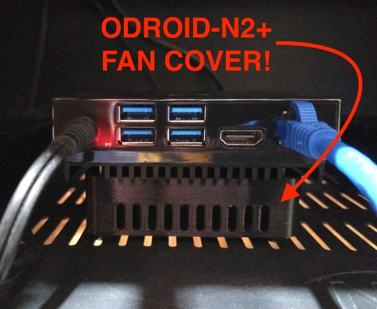 Ốp che quạt ODROID N2+ (ODROID N2+ Fan Cover) - Image 1