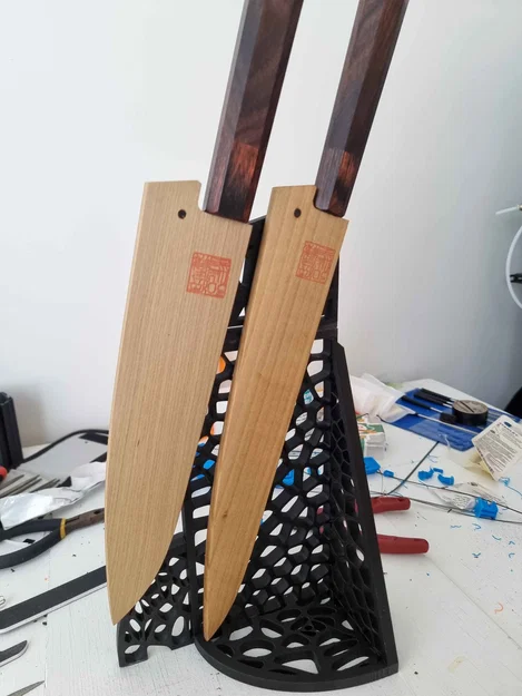 Giá/đế giữ dao cho dao bếp Nhật (Knife Holder for japanese cooking knives) - Image 2