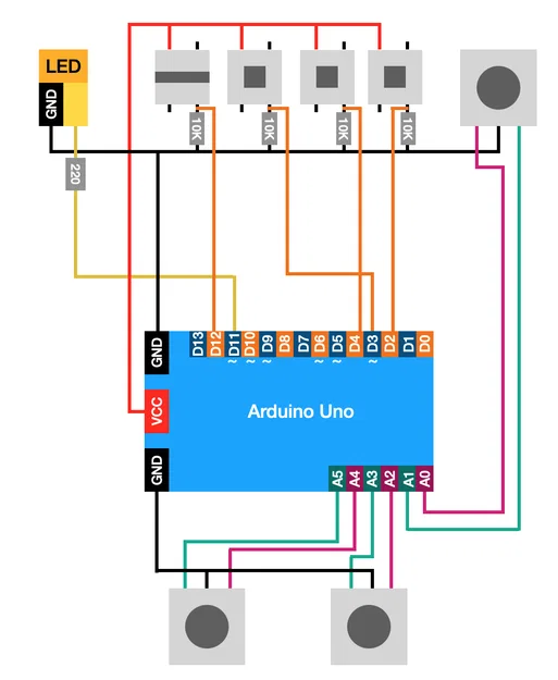 Arduino Uno Keypad (Keypad dùng Arduino Uno) - Image 14