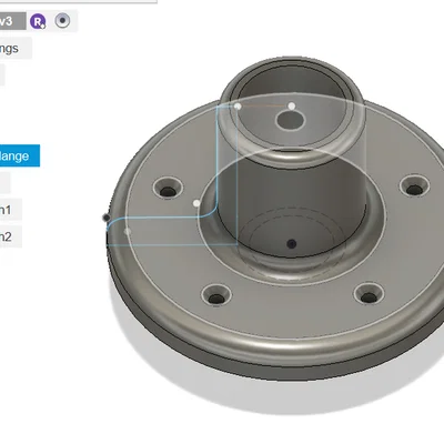 Thiết kế mặt bích 3D cho ống nhựa PVC 1 inch chất lượng cao