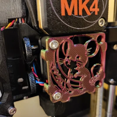 Nắp che quạt hình chú chuột siêu dễ thương cho máy in 3D MK4