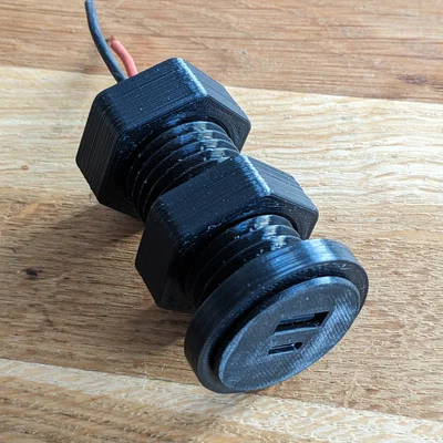 Template ổ cắm xe hơi dạng vặn ren (Car socket template)