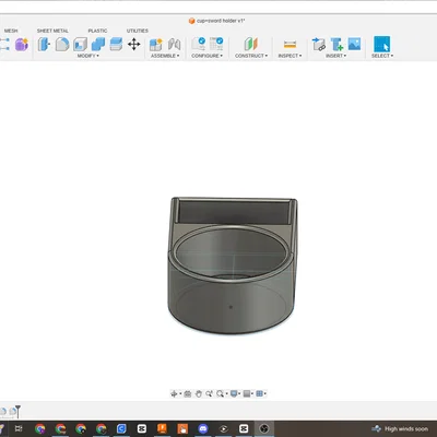 Mẫu 3D Giá đỡ cốc kết hợp gác kiếm độc đáo cho dân sưu tầm