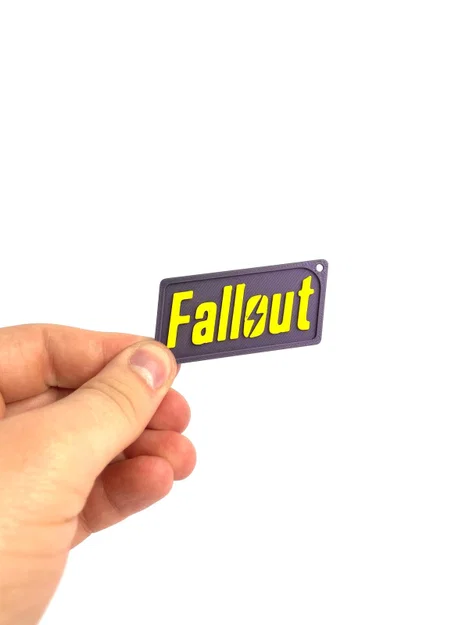 Móc khóa Fallout in 3D – Phụ kiện độc đáo cho fan game - Image 1