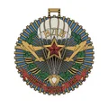 Mô hình in 3D huy hiệu Lực lượng Không quân (Airborne Troops) - Thumbnail 6