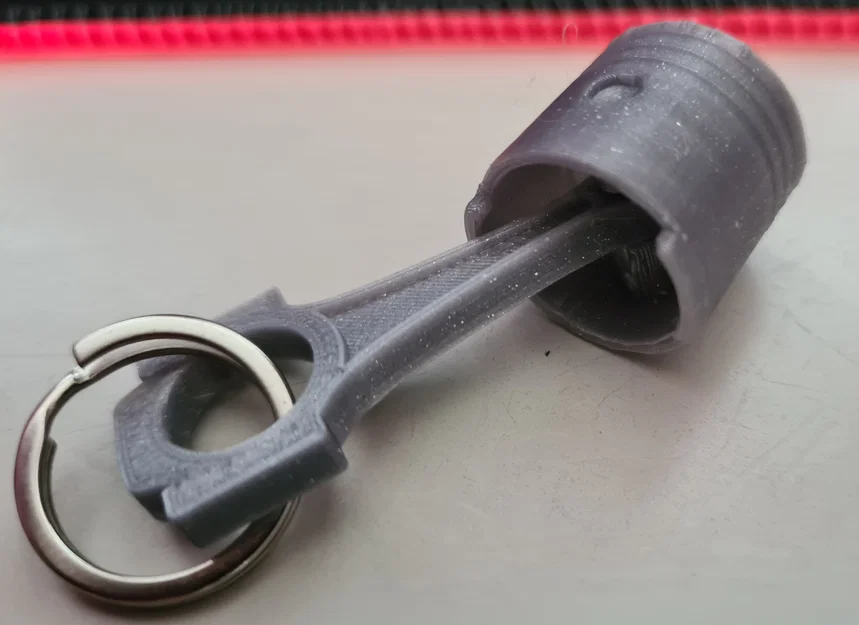 Móc khóa Piston Bielle - Mẫu in 3D cho người đam mê cơ khí - Image 2