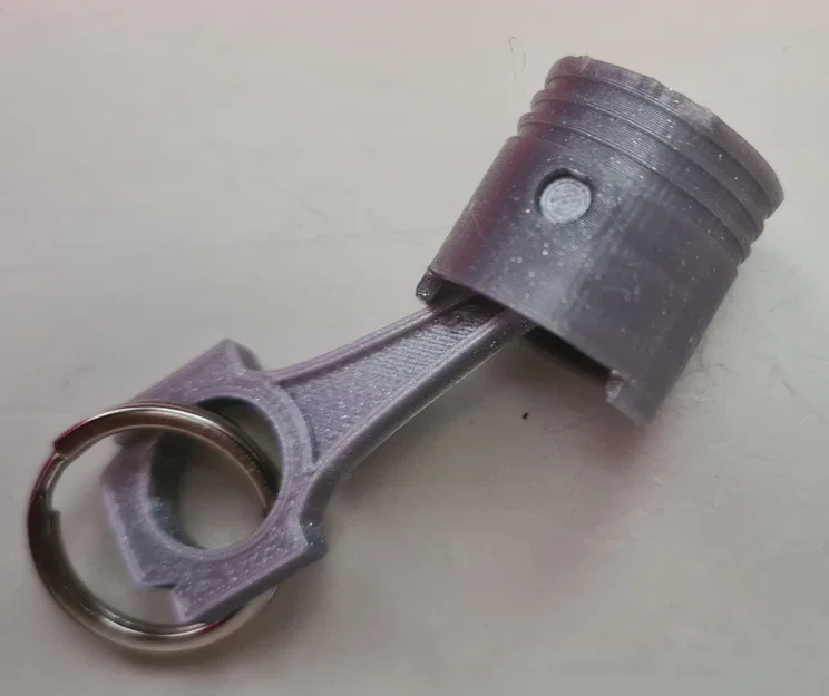 Móc khóa Piston Bielle - Mẫu in 3D cho người đam mê cơ khí - Image 3