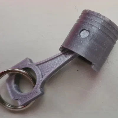 Móc khóa Piston Bielle - Mẫu in 3D cho người đam mê cơ khí