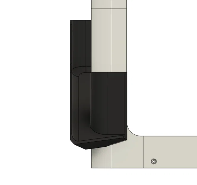 Máng trượt Purge Poop nam châm cho Bambu Lab X1-Carbon X1C - Image 4