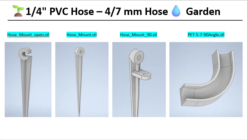 Đầu nhỏ giọt & thanh dẫn cho ống Vinyl/PVC 4/7 mm (1/4") - Image 2