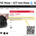 Đầu nhỏ giọt & thanh dẫn cho ống Vinyl/PVC 4/7 mm (1/4") - Thumbnail 4