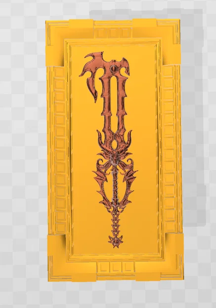 Tranh treo tường nghệ thuật Gazing Eye Key Blade in 3D cực chất - Image 2
