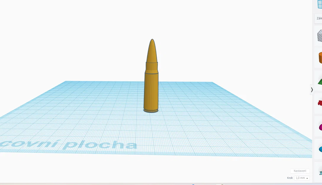 Mô hình 3D viên đạn 7.62x39 dùng cho trang trí và trưng bày - Image 1