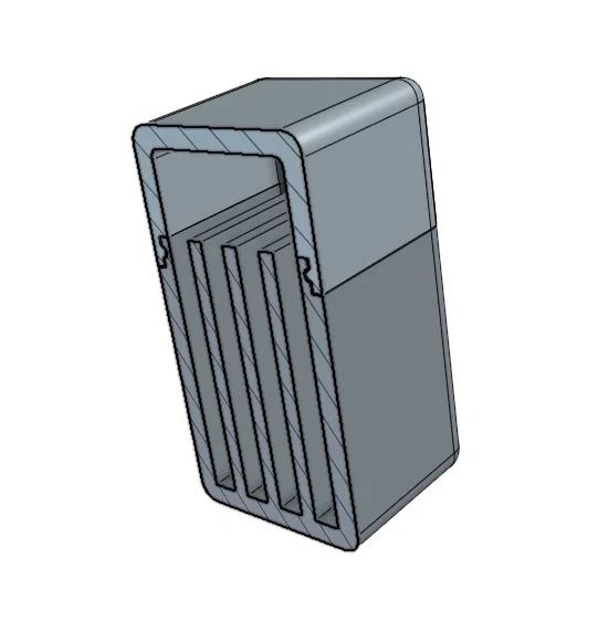 Hộp đựng thẻ nhớ SD có khóa an toàn - Giải pháp lưu trữ 3D tiện lợi - Image 1