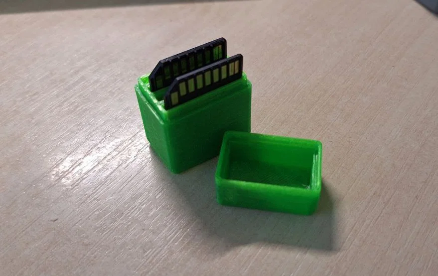 Hộp đựng thẻ nhớ SD có khóa an toàn - Giải pháp lưu trữ 3D tiện lợi - Image 2