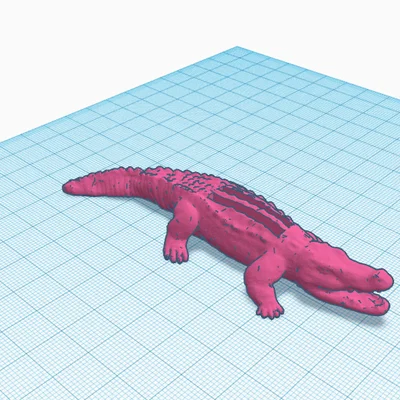 Mô hình cá sấu giữ thẻ nhớ SD 3D in tại nhà cực chất