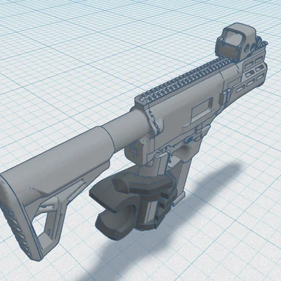 Mô hình súng FGC 6 phụ kiện cho Dummy 13 - File in 3D chất lượng
